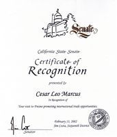 Senator Jim Costa Recognition